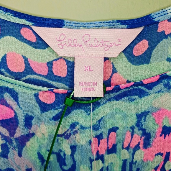 NWT Lilly Pulitzer Gypsea Girl Ginette Coverup XL - Picture 4 of 8
